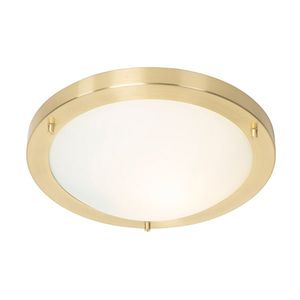 Moderné stropné svietidlo zlaté 31 cm IP44 - Yuma vyobraziť