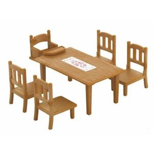 Sylvanian Families Nábytok - jedálenský stôl so stoličkami vyobraziť