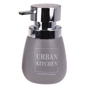 Dávkovač na tekuté mydlo Urban kitchen, sivá vyobraziť