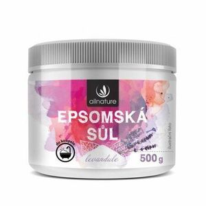 Allnature Epsom Salt Lavender kúpeľová soľ 500 g vyobraziť