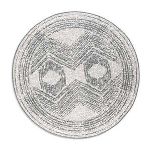 Krémovo-sivý okrúhly vonkajší koberec ø 140 cm Gemini – Elle Decoration vyobraziť
