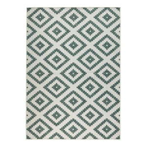 Zeleno-krémový vonkajší koberec NORTHRUGS Malta, 80 x 150 cm vyobraziť