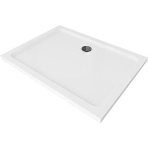MEXEN/S - Flat sprchová vanička obdĺžniková slim 140 x 100, biela + čierny sifón 40101014B vyobraziť
