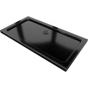 MEXEN/S - Flat sprchová vanička obdĺžniková slim 120 x 70, čierna + čierny sifón 40707012B vyobraziť