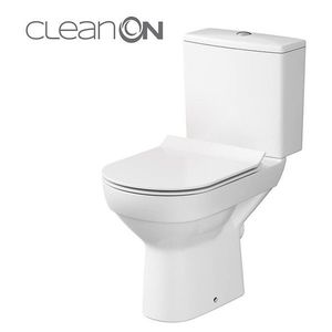 CERSANIT - WC kombi 604 CITY CLEAN ON 011 3/5 vrátane sedadla duroplast K35-038 vyobraziť
