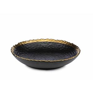 Hlboký keramický tanier Kati 21 cm čierny vyobraziť