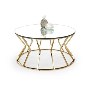 Konferenční stolek AFINA 90 cm zlatý vyobraziť