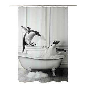 Sprchový záves 175x180 cm Showe Penguin - Little Nice Things vyobraziť