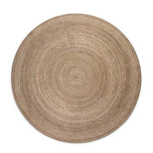 Obojstranný jutový okrúhly koberec v prírodnej farbe ø 100 cm Braided Grey – Hanse Home vyobraziť