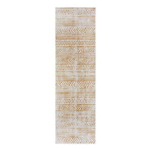 Okrovožlto-biely vonkajší koberec 80x250 cm Biri – NORTHRUGS vyobraziť