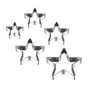 Súprava 5 vykrajovadiel v tvare hviezd Metaltex Cookie Cutters vyobraziť