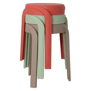 Plastové stoličky v súprave 3 ks Pop – Tenzo vyobraziť