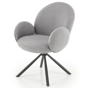 Sconto Jedálenská stolička SCK-498 sivá/čierna vyobraziť