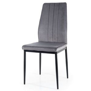 Sconto Jedálenská stolička OTUM sivá/čierna vyobraziť