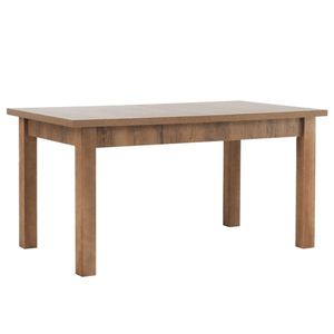 KONDELA Jedálenský stôl, rozkladací, dub lefkas tmavý, 160-203x90 cm, MONTANA STW vyobraziť