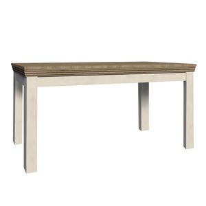 KONDELA Jedálenský rozkladací stôl, sosna nordická/dub divoký, 160-203x90 cm, ROYAL ST vyobraziť