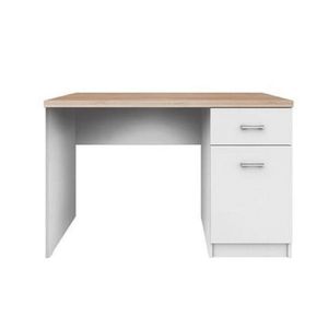 KONDELA PC stôl 1D1S, biela/dub sonoma, TOPTY TYP 09 vyobraziť