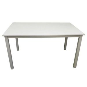 KONDELA Jedálenský stôl, biela, 135x80 cm, ASTRO vyobraziť