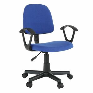 KONDELA Kancelárska stolička, modrá/čierna, TAMSON vyobraziť