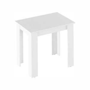 KONDELA Jedálenský stôl, biela, 86x60 cm, TARINIO vyobraziť