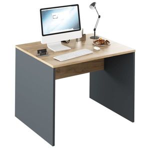 KONDELA Písací stôl, grafit/dub artisan, RIOMA NEW TYP 12 vyobraziť