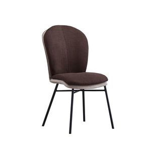 KONDELA Jedálenská stolička, hnedá/béžová, KIMEA vyobraziť