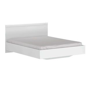 KONDELA Manželská posteľ, 160x200, biela, LINDY vyobraziť