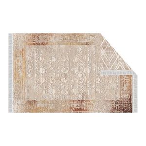 KONDELA Obojstranný koberec, béžová/vzor, 180x270, NESRIN vyobraziť