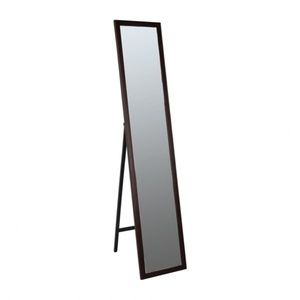 KONDELA Zrkadlo, drevený rám hnedej farby, MALKIA TYP 4 vyobraziť