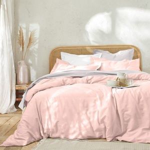 Jednofarebná napínacia posteľná plachta ružová vyobraziť