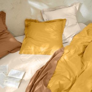 Jednofarebná posteľná súprava z bavlny vyobraziť