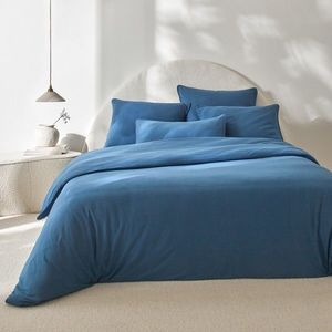 Bavlnená jednofarebná posteľná bielizeň s paspulou vyobraziť
