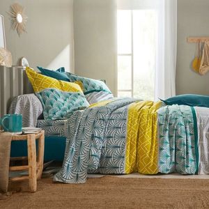 Bavlnená posteľná bielizeň Eddy s grafickým dizajnom vyobraziť