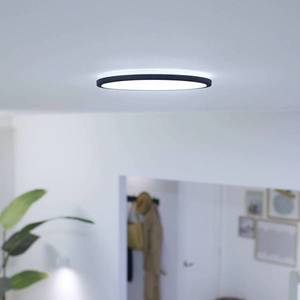 WiZ WiZ SuperSlim stropné LED svetlo CCT Ø 24cm čierna vyobraziť