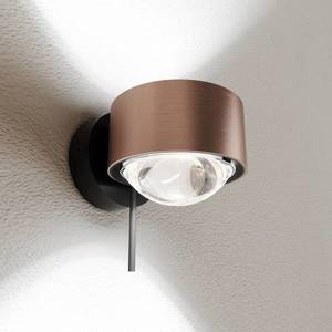 Top Light Puk! 80 Wall LED svetlá šošovky číra medená/čierna vyobraziť