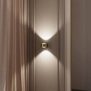 Top Light Puk! 120 Wall LED svetlá číre mosadz/čierna vyobraziť