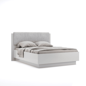 Dvoulůžková postel Megy 180x200 se zvedacím roštem šedá vyobraziť
