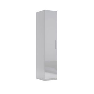 Šatní skříň Megy bez zrcadla 44, 8 cm Chinchilla šedá/lesklá šedá vyobraziť