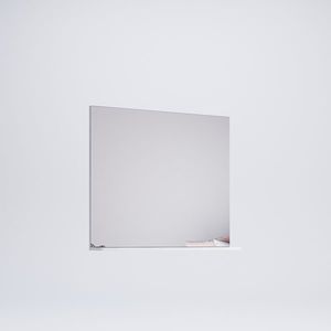 Zrcadlo Stella 90x78 cm lesklé bílé vyobraziť