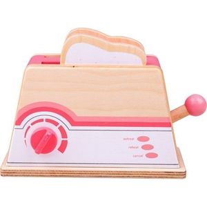 Dřevěný toaster Meggy růžový vyobraziť