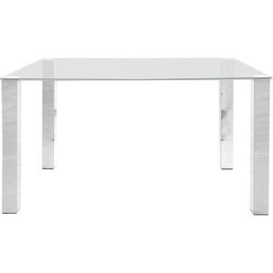 Jedálenský stôl Kant 140x90 cm strieborný vyobraziť