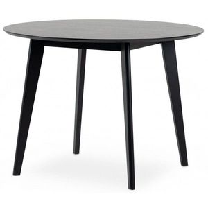 Okrúhly jedálenský stôl 105 cm Roxb čierny vyobraziť
