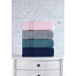 Sada ručníků Asorti 50x90 cm šedá/modrá/růžová/zelená vyobraziť