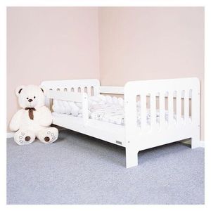 New Baby Detská posteľ so zábranou Erik biela, 160 x 80 cm vyobraziť