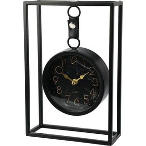 Kovové stolné hodiny Alamino čierna, 20 x 7, 5 x 30 cm vyobraziť