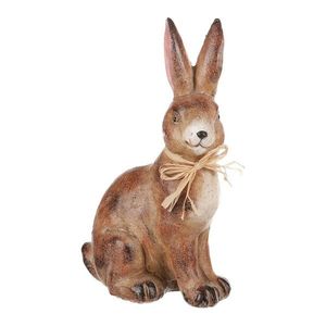 Veľkonočný zajac s mašľou, 15 x 9 x 24 cm vyobraziť