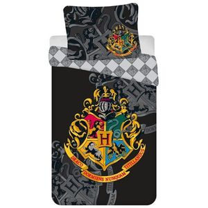 Jerry Fabrics Obliečky Harry Potter - Čierna / šedá | 140 x 200 cm / 70 x 90 cm vyobraziť