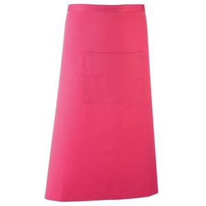 Premier Workwear Dlhá zástera do pása s vreckom - Hot pink vyobraziť