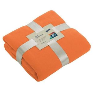 James & Nicholson Fleecová deka 130x170 cm JN950 - Oranžová | 130 x 170 cm vyobraziť
