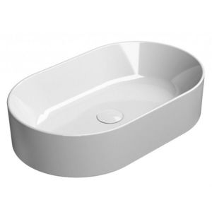 GSI - KUBE X keramické umývadlo na dosku, 60x37cm, oválne, biela ExtraGlaze 945811 vyobraziť